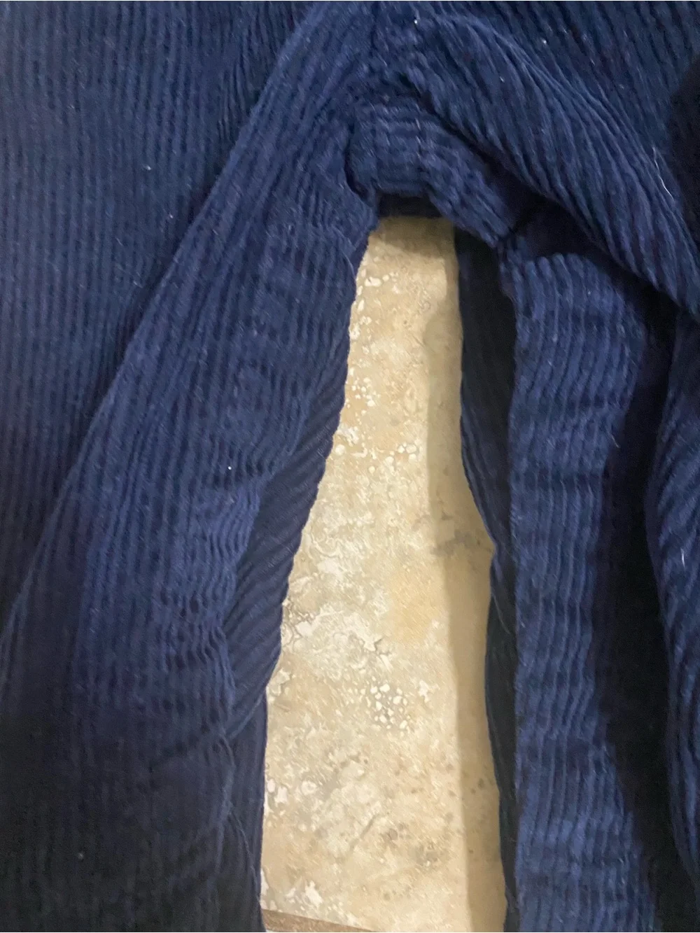 OshKosh B'gosh Navy Blue Iconic Cotton Corduroy Kids 24mo Cottagecore Overalls